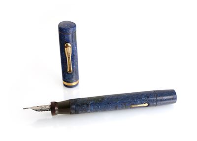 Conklin Endura - Penna Stilografica Vintage in Celluloide con Particolari Placcati in Oro Giallo ...