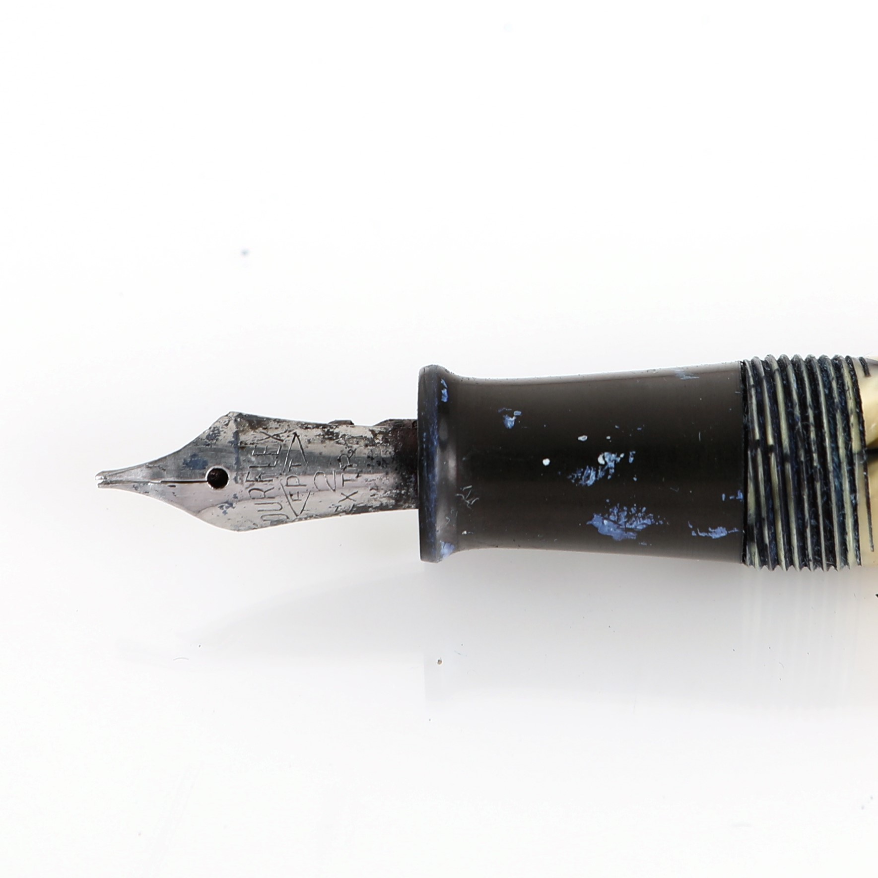 Helios Special per Olivetti - Penna Stilografica Vintage in Celluloide (silka Fabrikat)