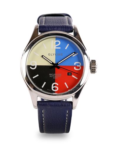 Glycine Incursore 3821 - Orologio da Polso Automatico da Uomo in Acciaio con Datario