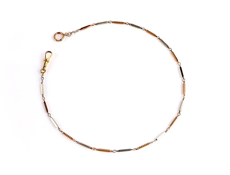 Catena da Orologio in Metallo ed Argento