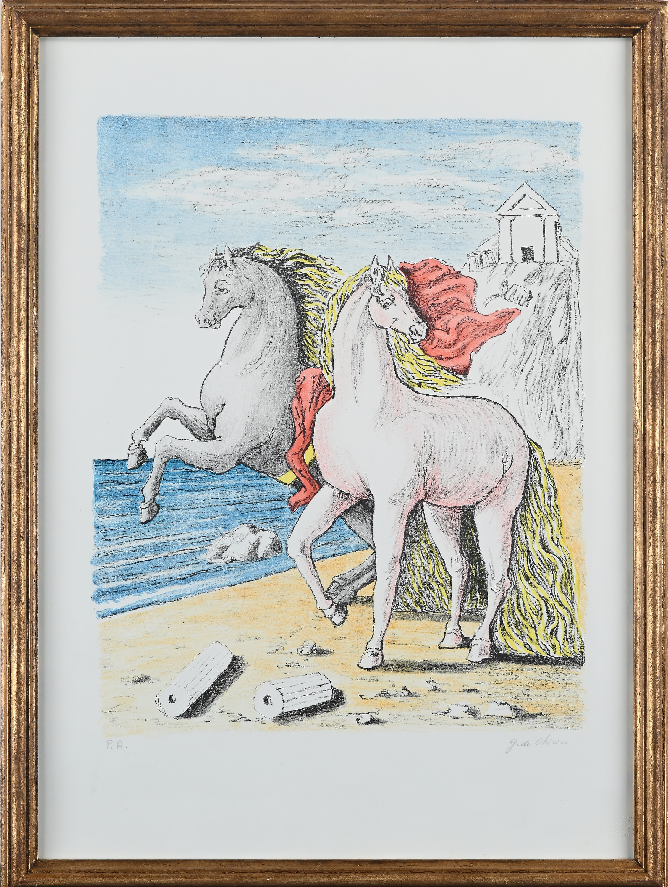 Giorgio De Chirico - Cavalli