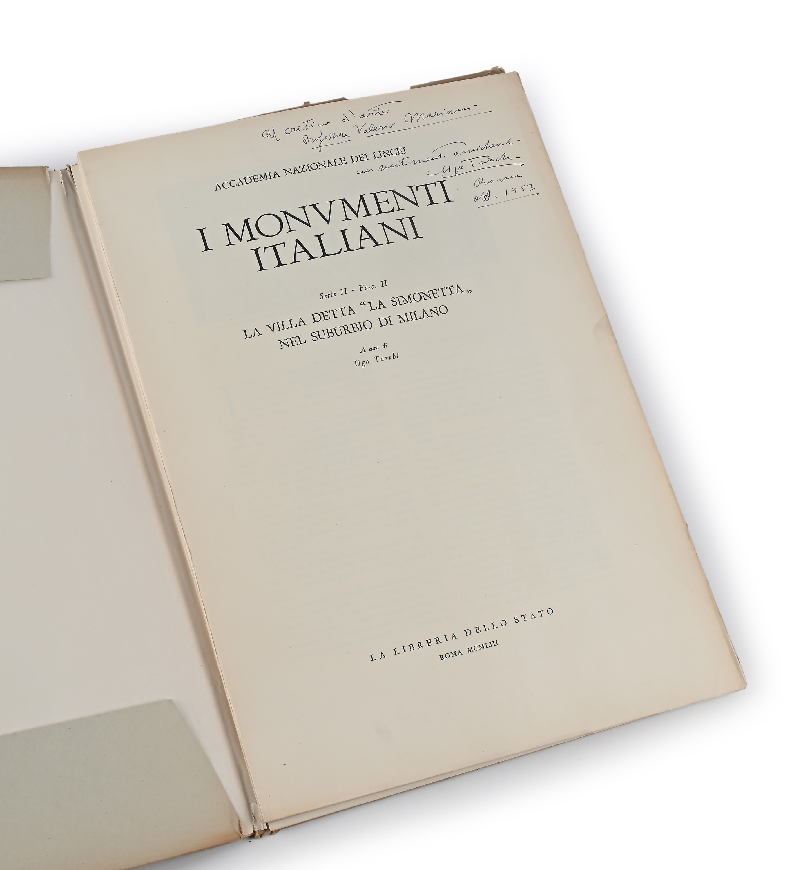 Monumenti italiani Serie II Fasc. II - La villa detta "La Simonetta" nel suburbio di Milano, a cu...