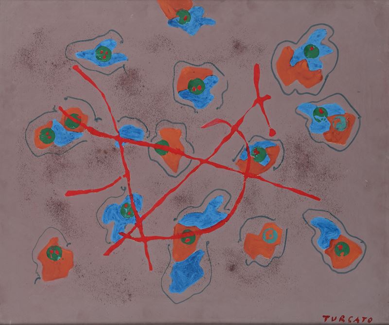 Giulio Turcato - Composizione con Timbri