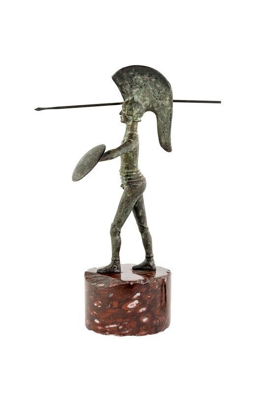 Figura di Guerriero in Bronzo