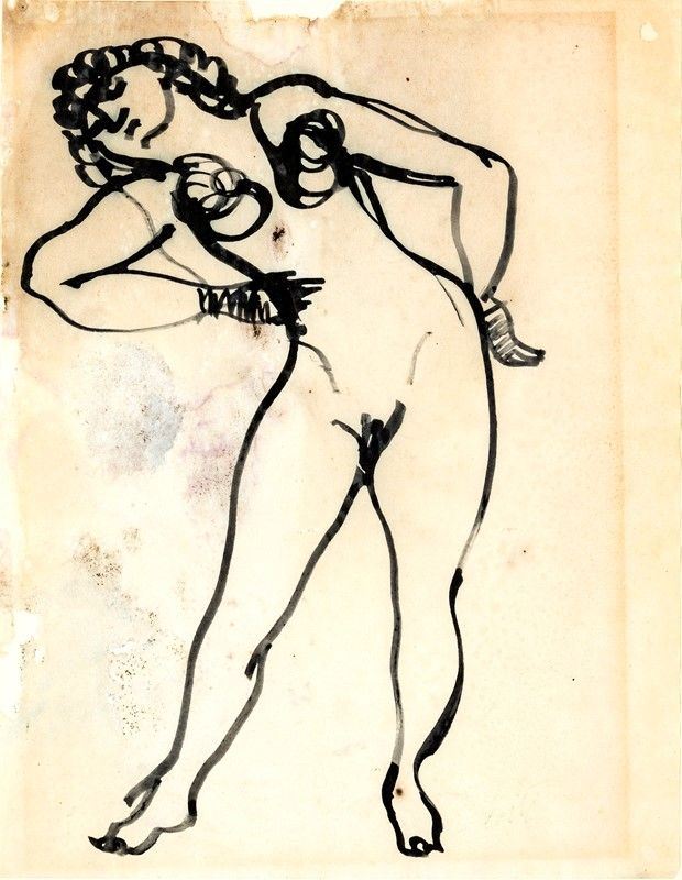 Stampa Nudo di Donna