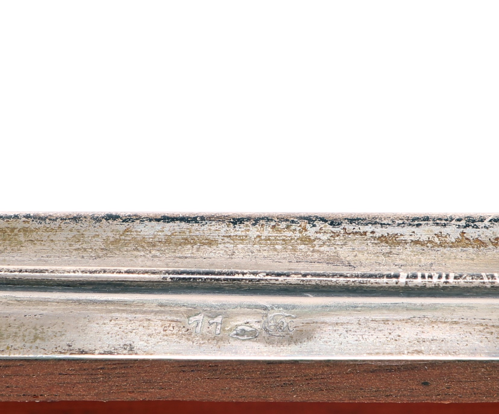 Scatola Porta Sigari in Legno Rivestito D'argento 800/000