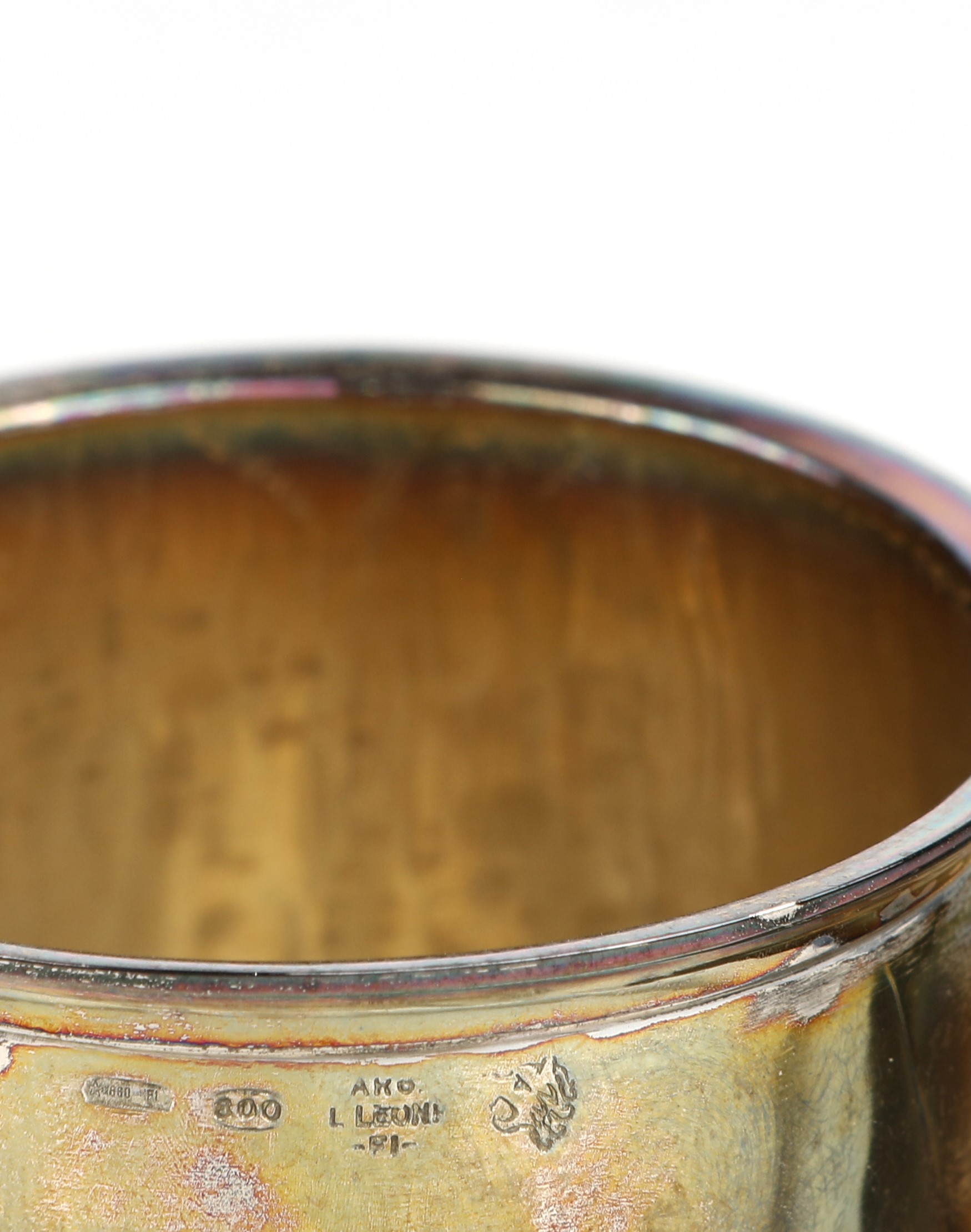 Bicchiere in Argento con Manico, Leoni, Firenze