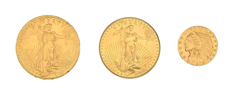 Lotto 20 Dollari e 5 Dollari Usa