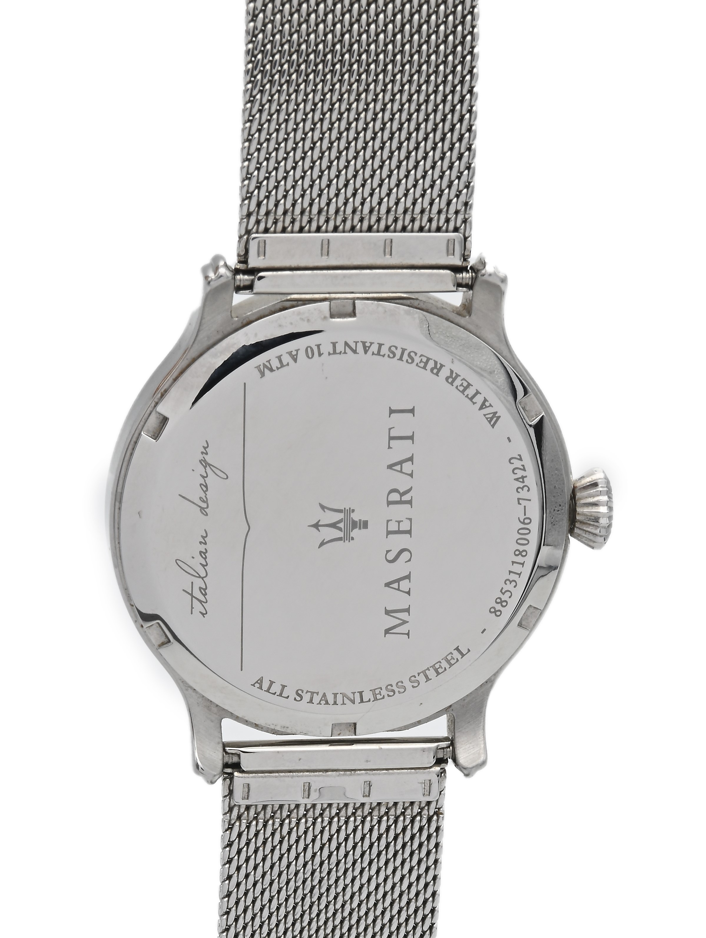 Maserati 73442 - Orologio da polso al quarzo da uomo in acciaio con bracciale originale in acciai...