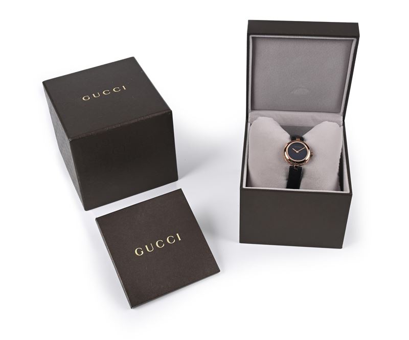 Gucci Diamantissima 141.5 - Orologio al Quarzo da Donna in Acciaio Dorato in Oro Rosa