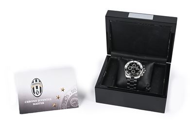 Juventus Chrono Master - Orologio da Polso Cronografo Automatico Day-date da Uomo in Acciaio con ...