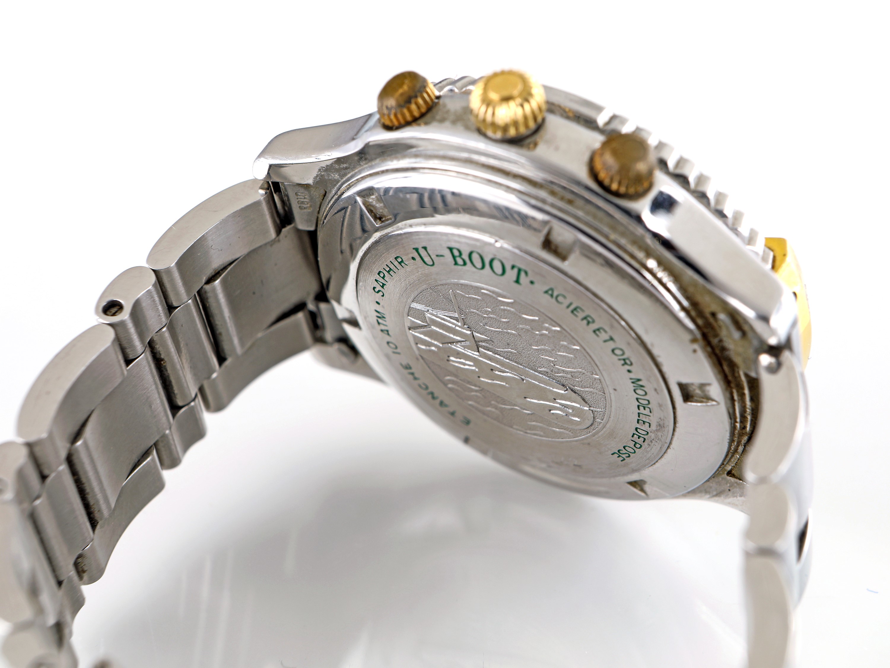 Paul Picot U-Boot (Ref. 5002 /42) - Orologio cronografo da polso automatico da uomo con in acciai...