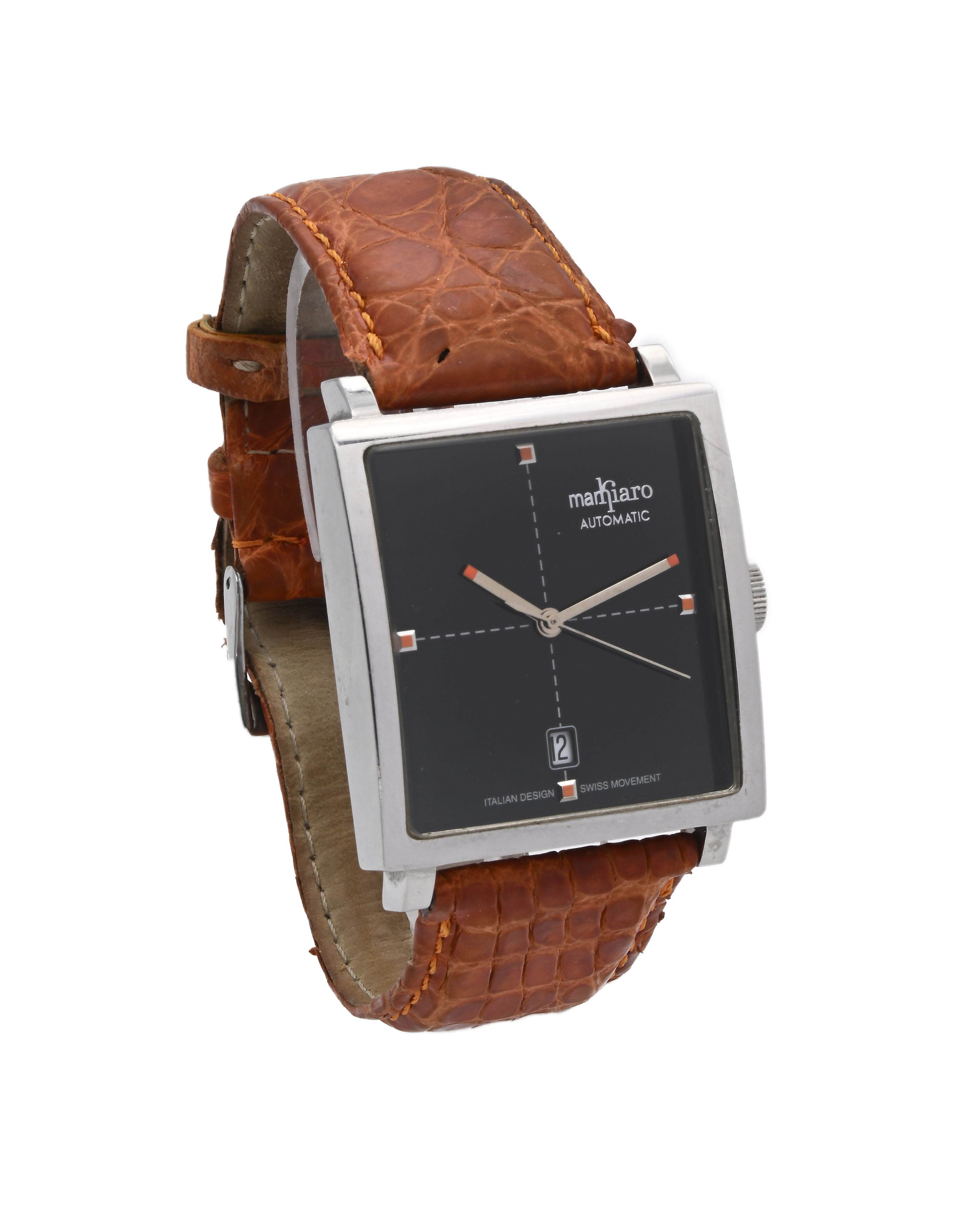 Markiaro Automatic - Orologio da Polso Automatico Unisex in Acciaio con Datario