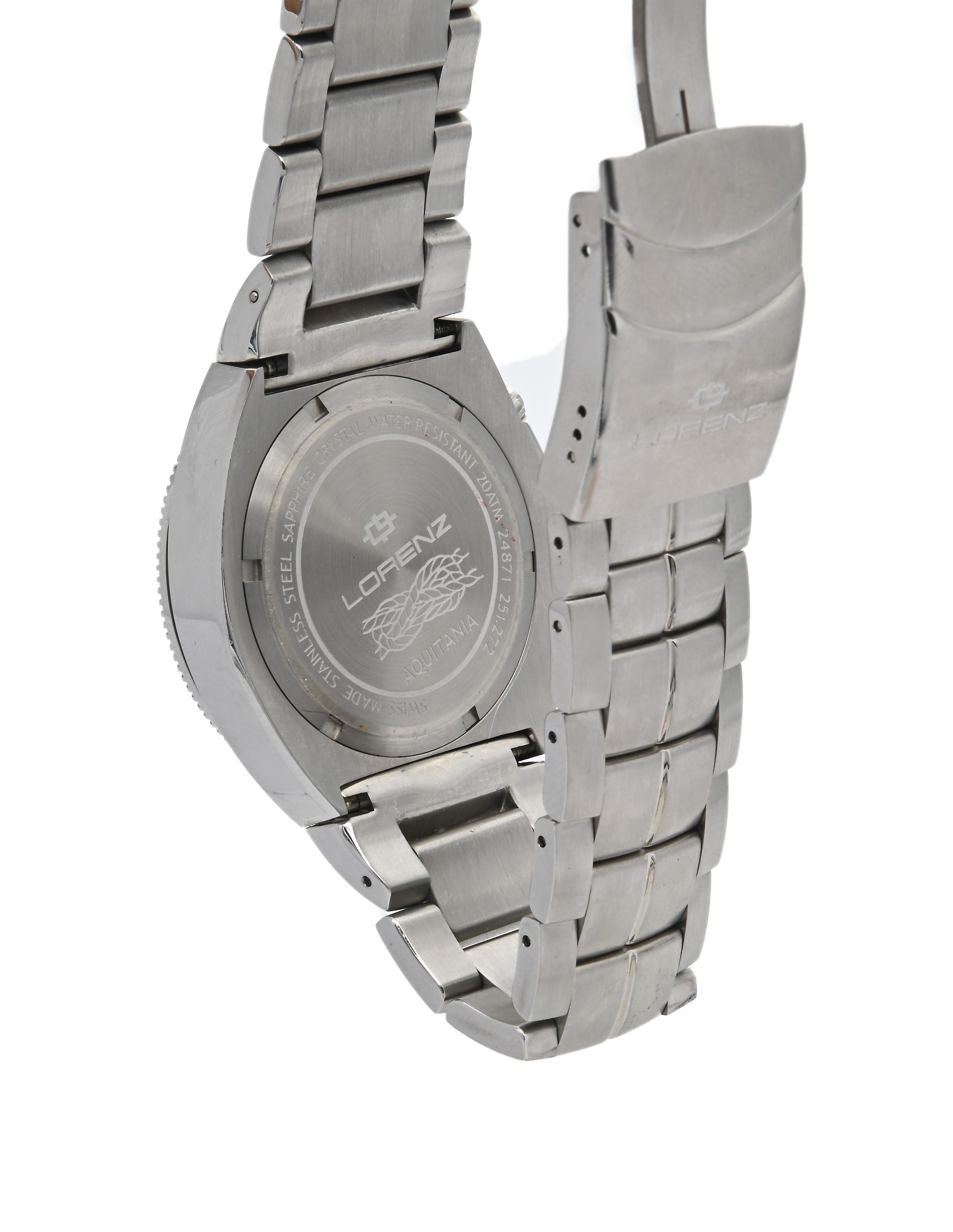 Lorenz Aquitania Diver 24871 - Orologio cronografo Sub Professional da polso al quarzo da uomo in...