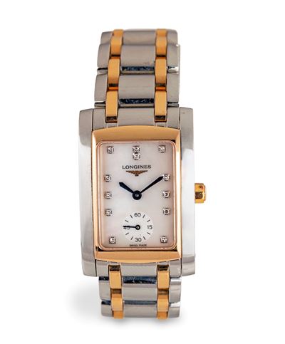 Longines Dolcevita, Orologio da Polso da Donna in Acciaio ed Oro