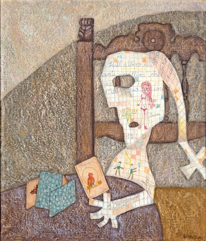 Enrico Benaglia - Dipinto, Olio su Tela