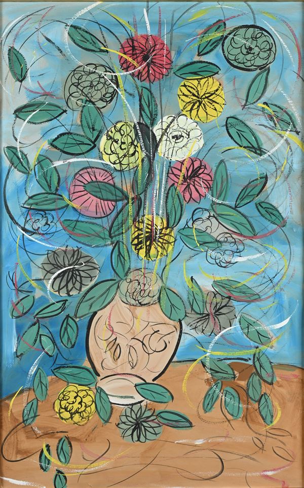 Luigi Spazzapan - Vaso di fiori