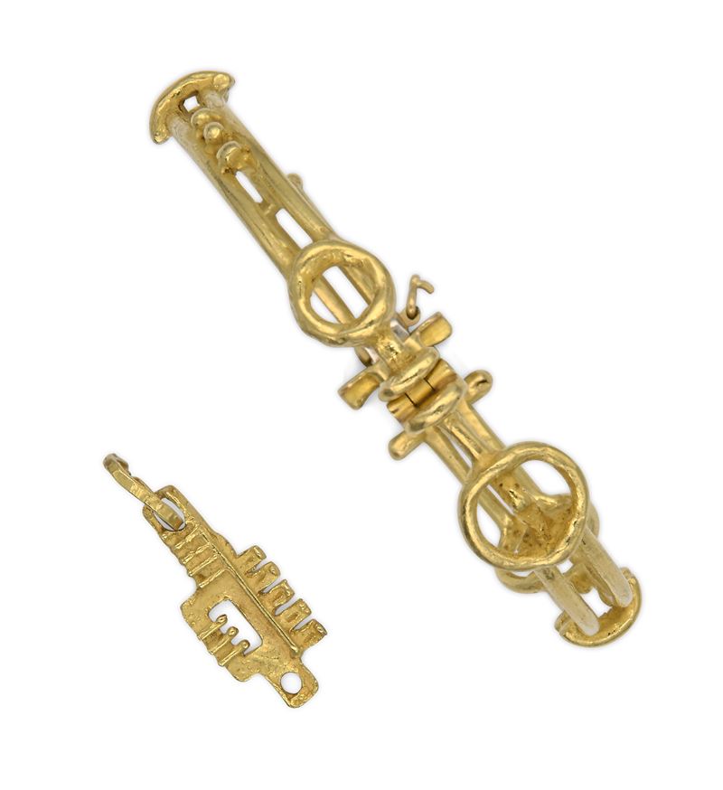 Bracciale e Pendente in Oro