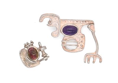 Parure Pendente e Anello in Argento