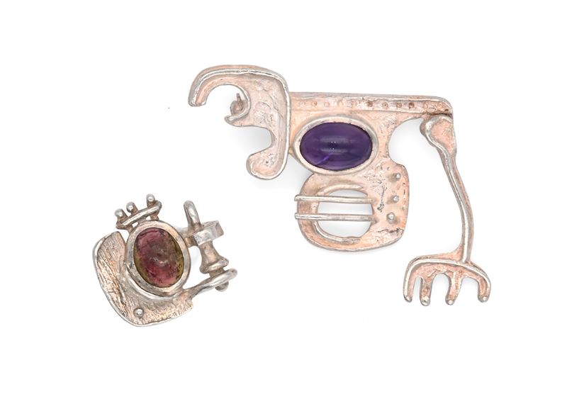Parure Pendente e Anello in Argento