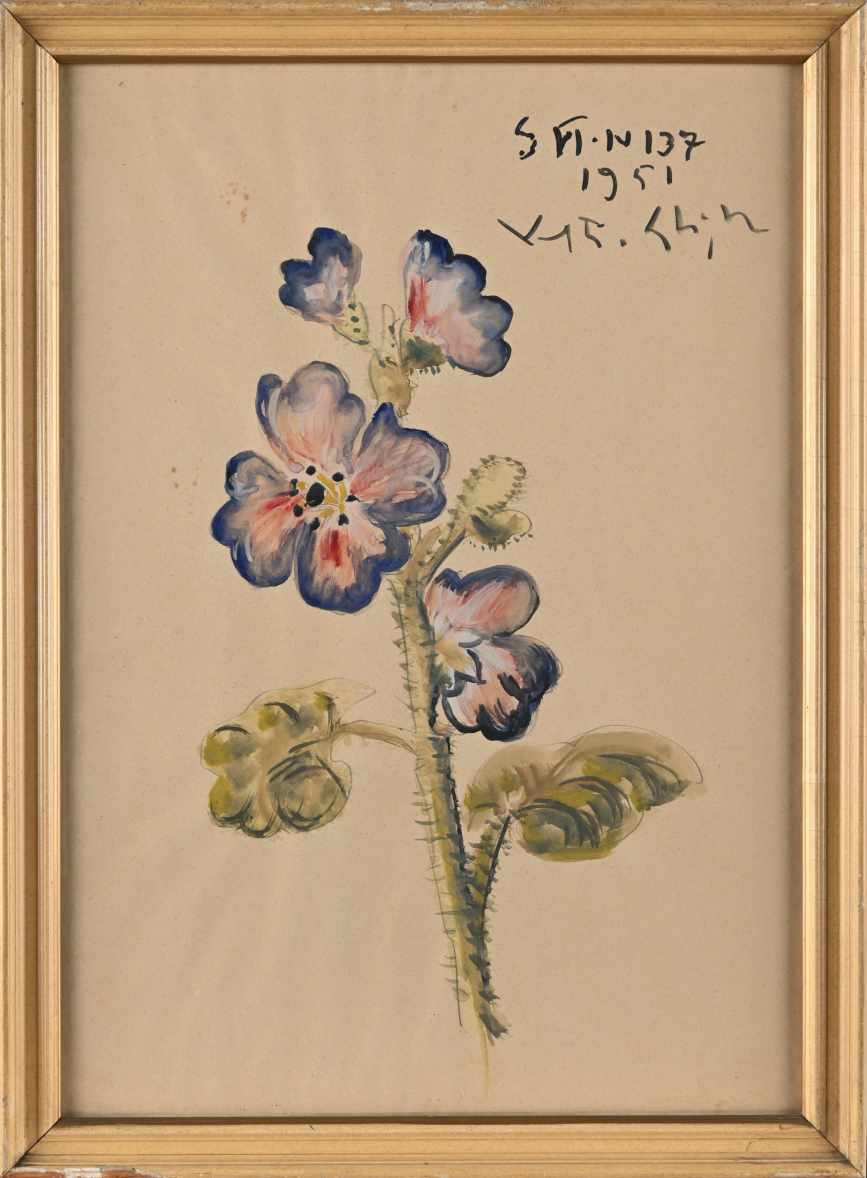 Coppia di nature morte di fiori