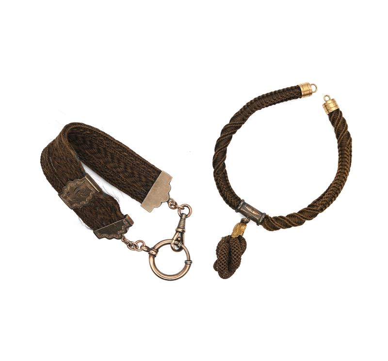 Bracciale e Collier Antichi Vittoriani, Ricordo e Oro