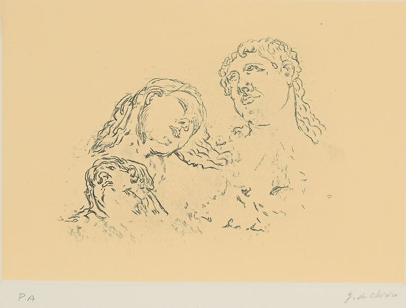 Giorgio De Chirico - Tre Personaggi