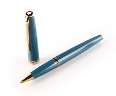 Montblanc Generation Pix - Penna a Sfera in Resina Turchese con Particolari Dorati