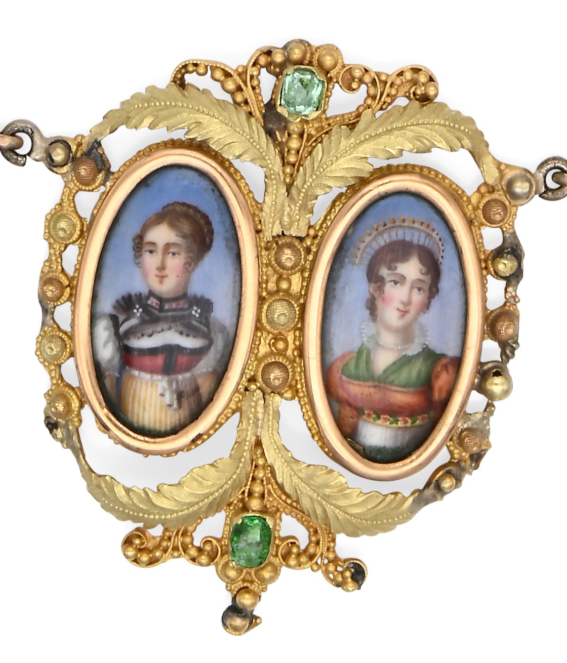Collana Antica in Oro e Smalti