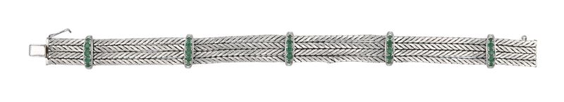 Bracciale in Oro e Smeraldi