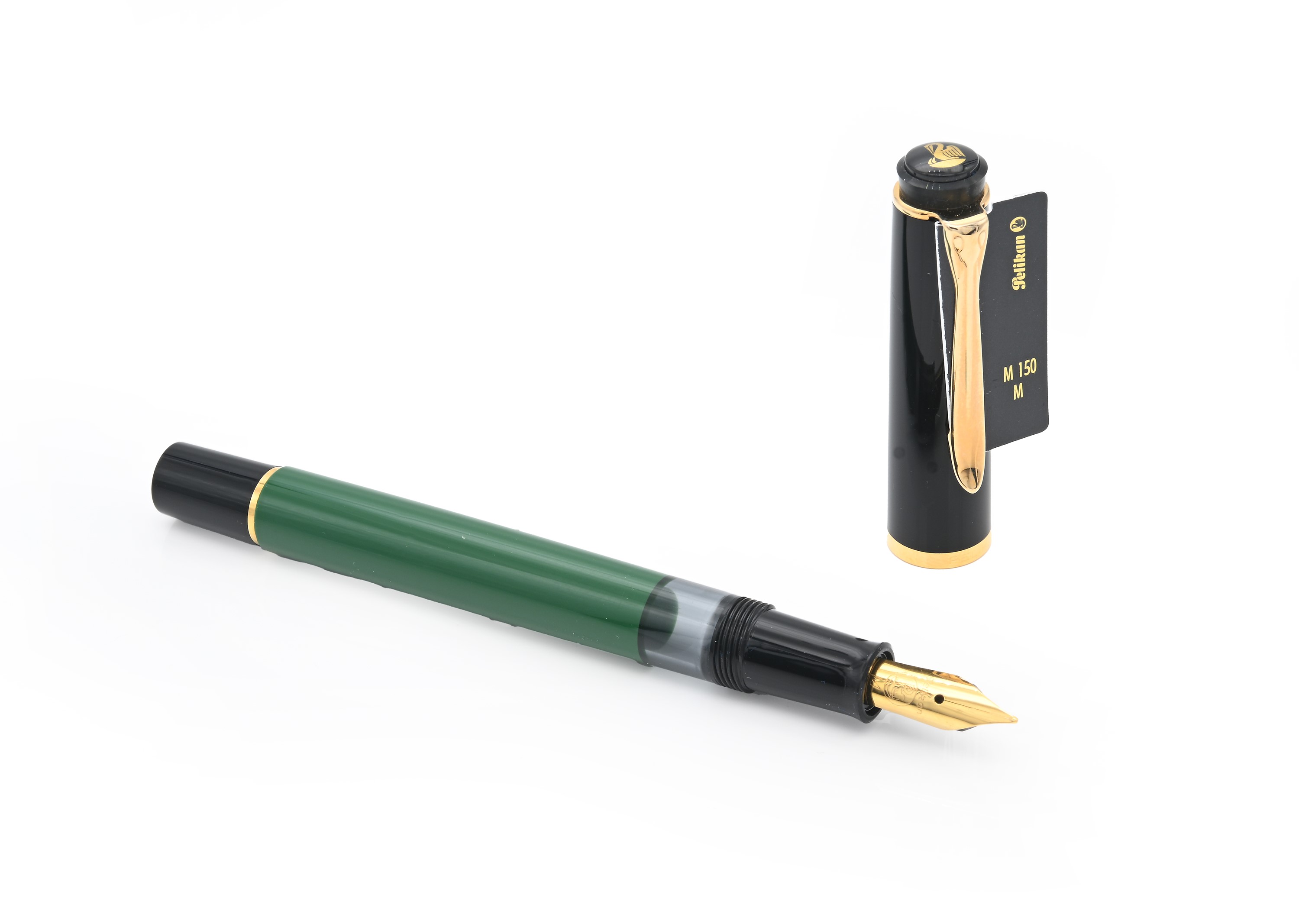 Pelikan M150 - Penna Stilografica in Vernice Verde e Nera