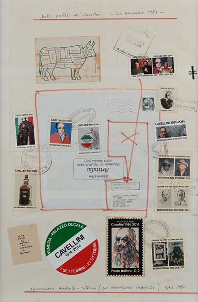 Arte Postale di Cavellini, Operazione Andata-ritorno (per Variazione Indirizzo)