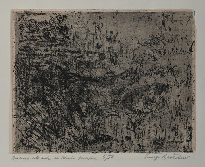 Luigi Bartolini - Rovescio della Lastra del Martin Pescatore