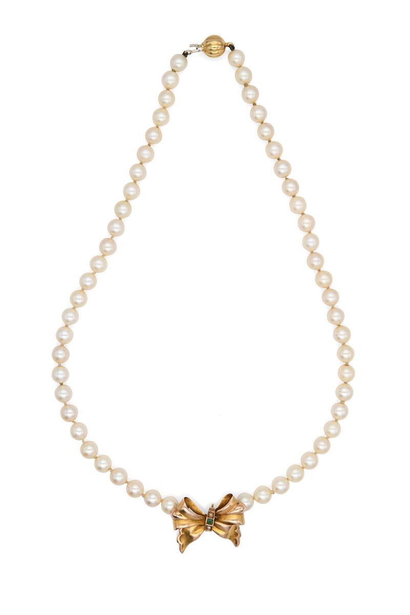 Collana di Perle e Oro