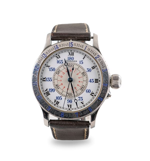 Longines Charles Linderbergh, orologio da polso in acciaio