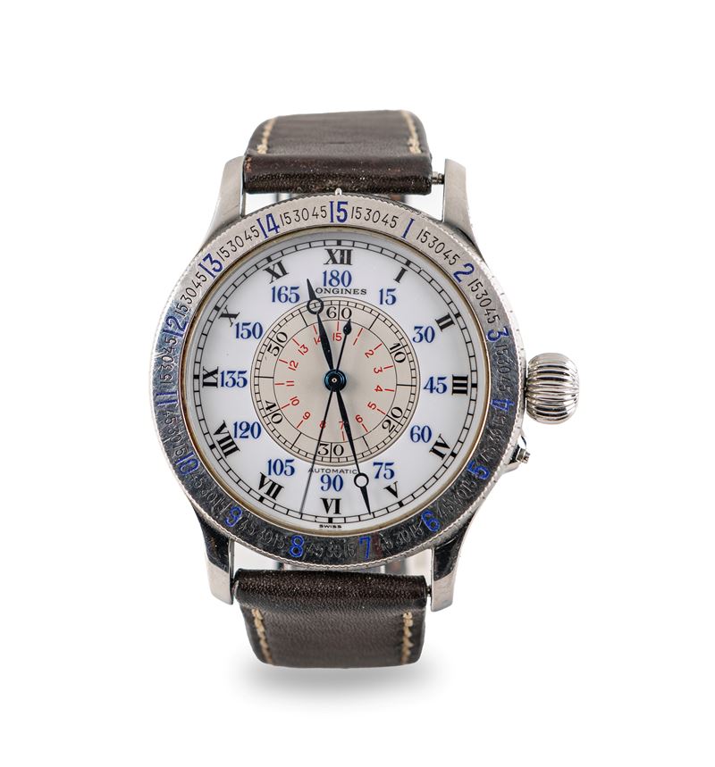 Longines Charles Linderbergh, Orologio da Polso in Acciaio