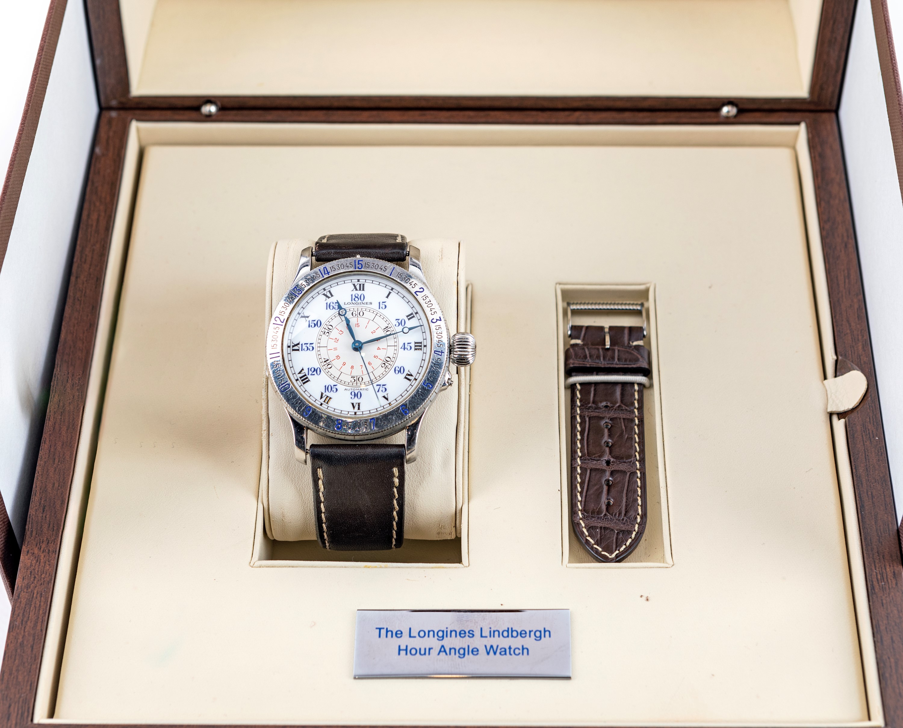 Longines Charles Linderbergh, Orologio da Polso in Acciaio