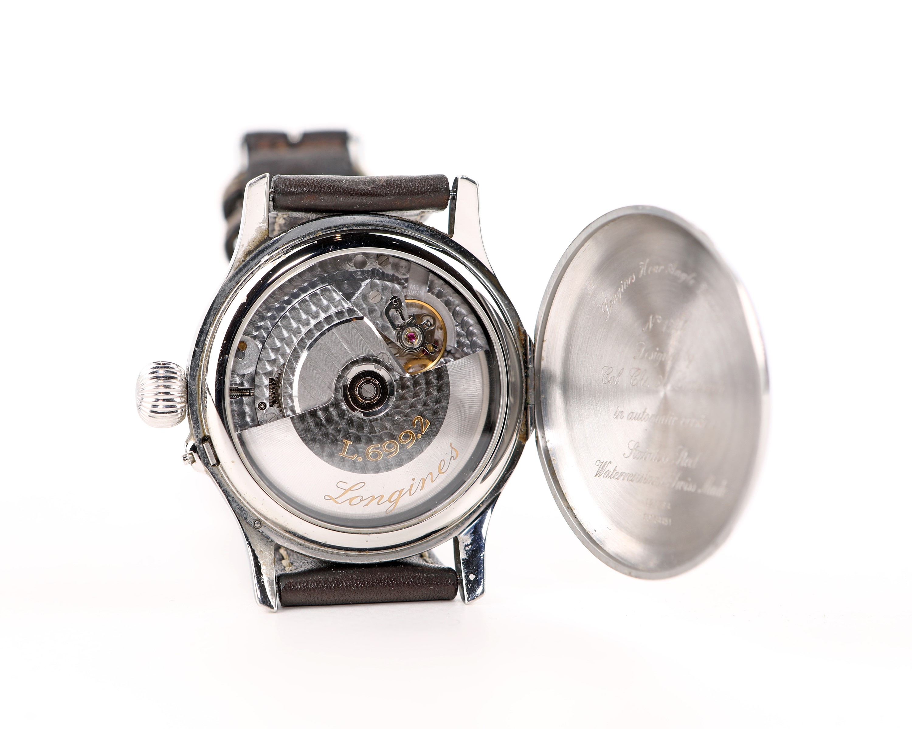 Longines Charles Linderbergh, Orologio da Polso in Acciaio