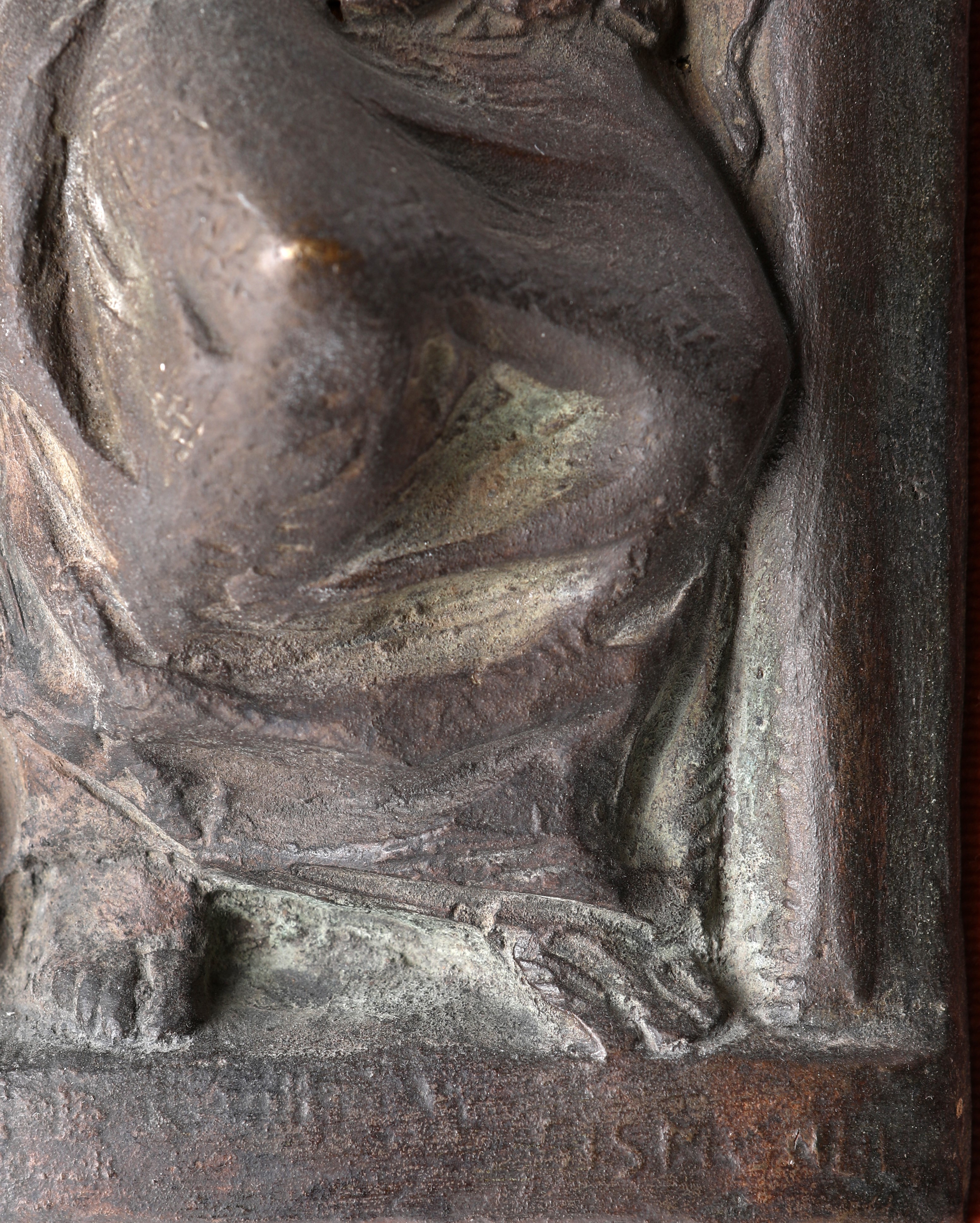 Tommaso Gismondi - Bassorilievo in Bronzo Madonna con Bambino