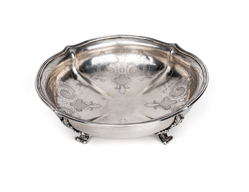 Ciotola Centrotavola in Argento 875/000, San Pietroburgo 1849