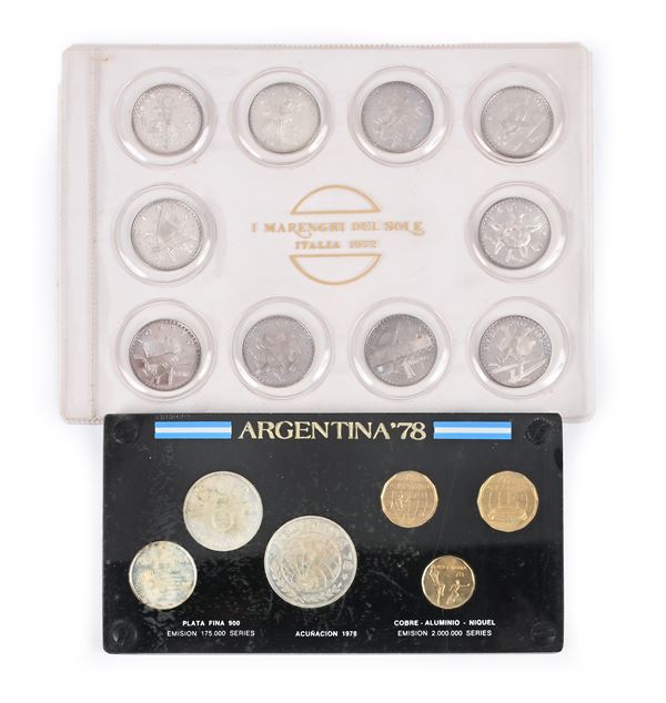 Lotto: Serie divisionale Argentina 1978 e Marenghi del Sole