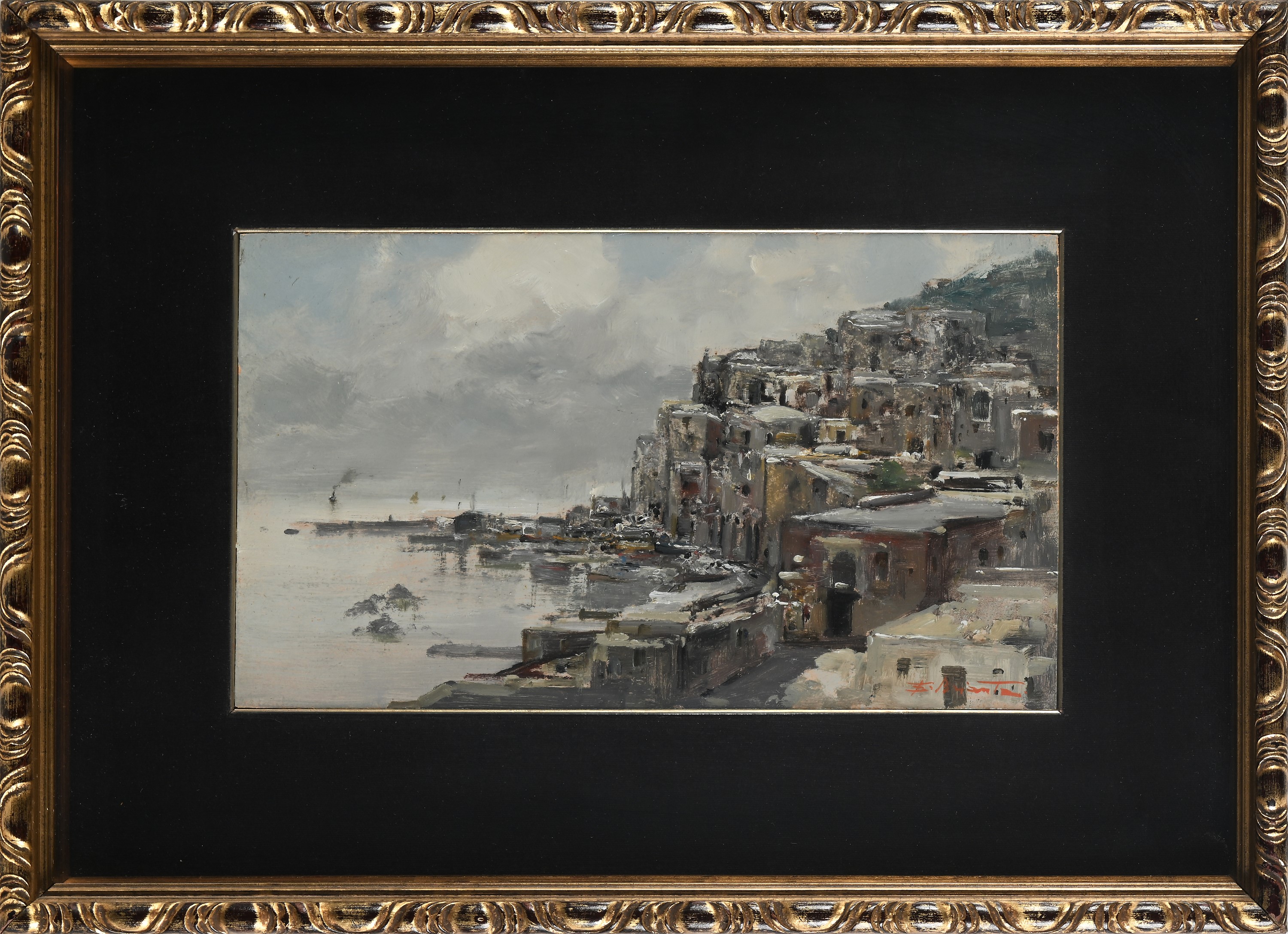 Borgo marinaro in inverno