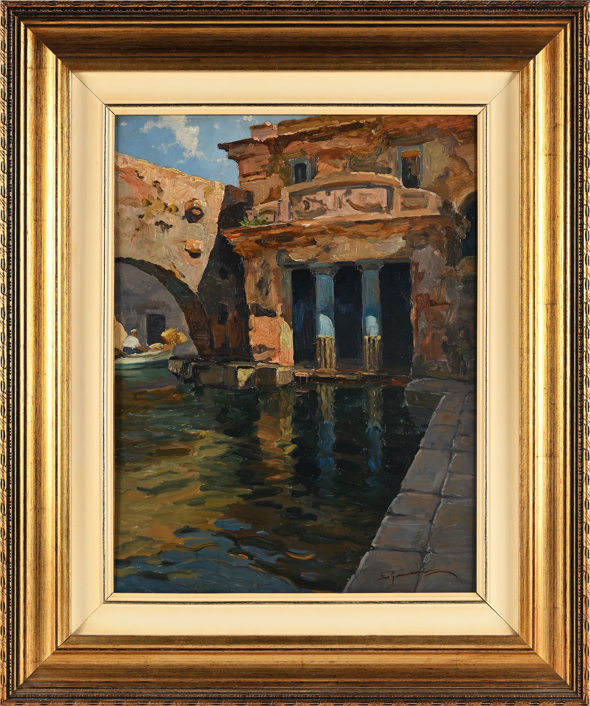 Ilio Giannaccini - Marina con Tempio