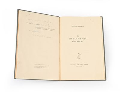 Barolini - il Meraviglioso Giardino - il Pellicano, 1941 - Tiratura di Testa