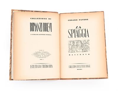 Pavese - la Spiaggia - Collezione di Lettere D'oggi, 1942