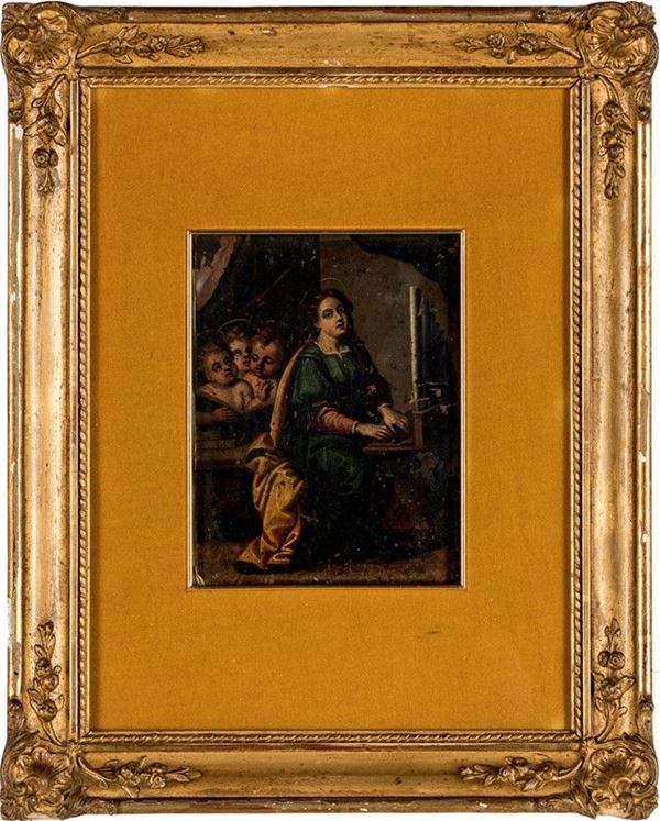 Pittore del XVIII secolo - SANTA CECILIA