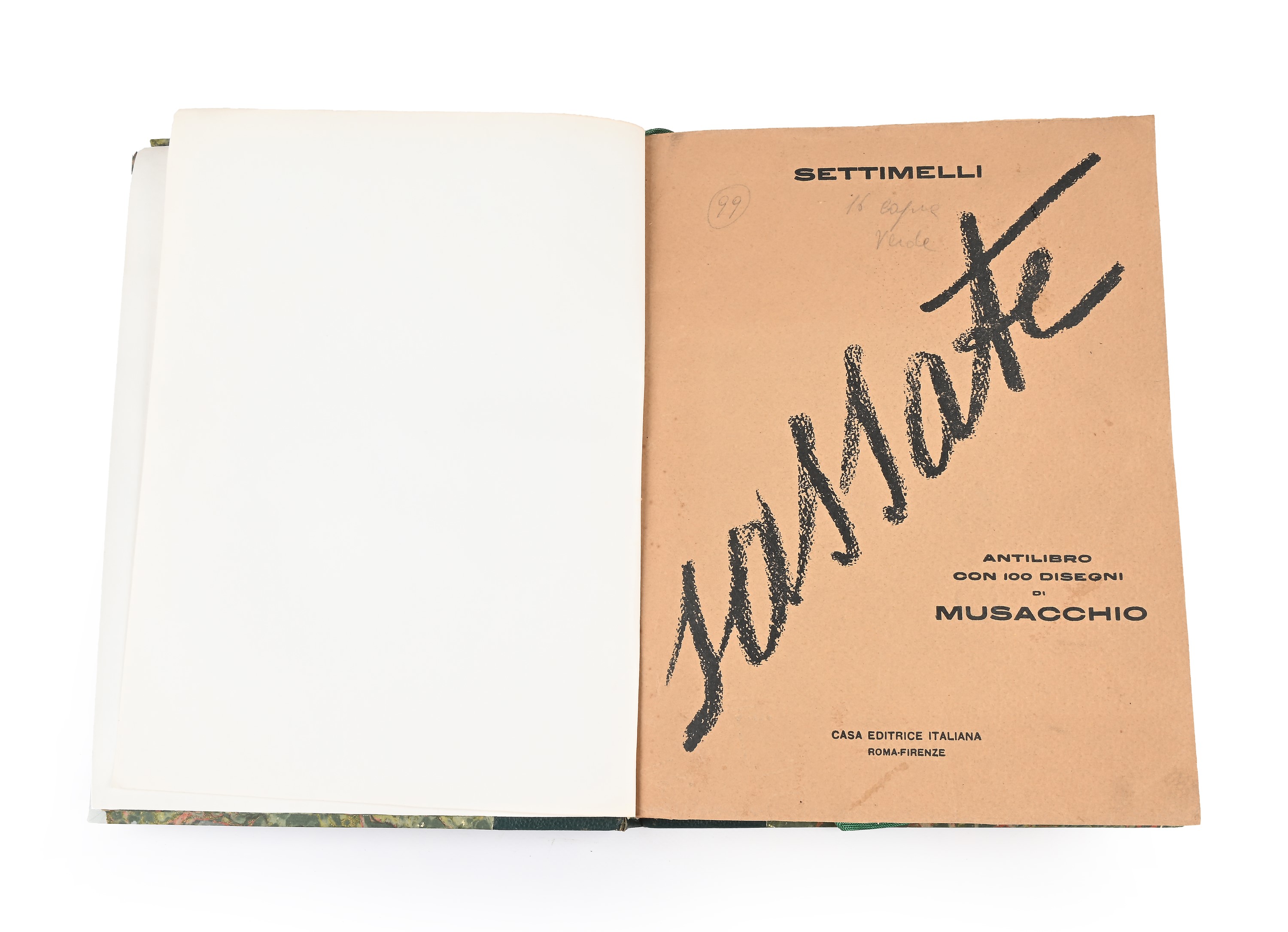 Sassate Antilibro con 100 Disegni di Musacchio, 1926