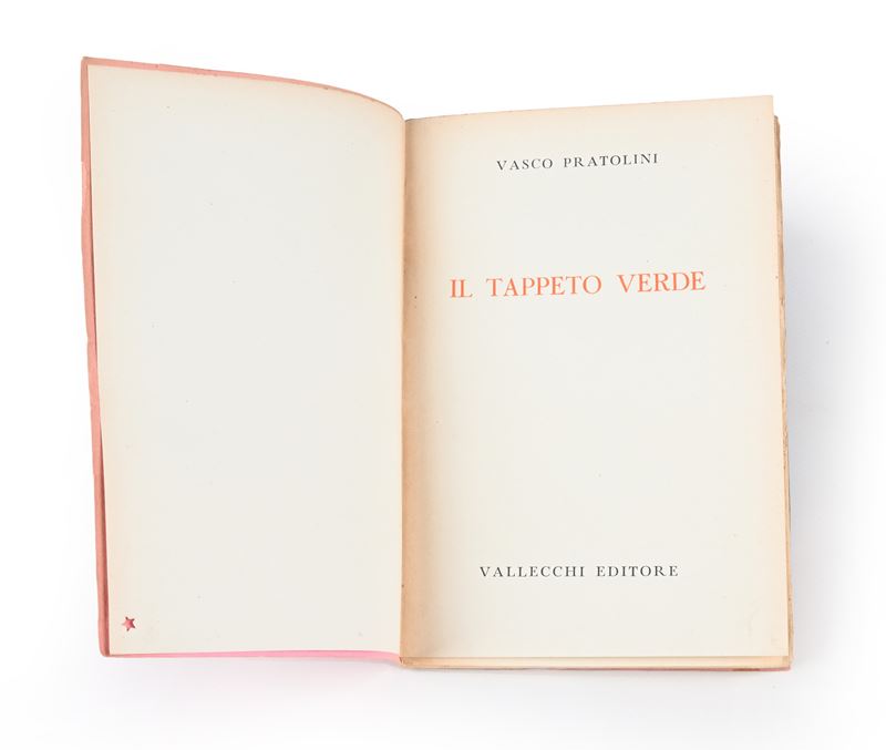 Pratolini - Il tappeto verde - Vallecchi, 1941