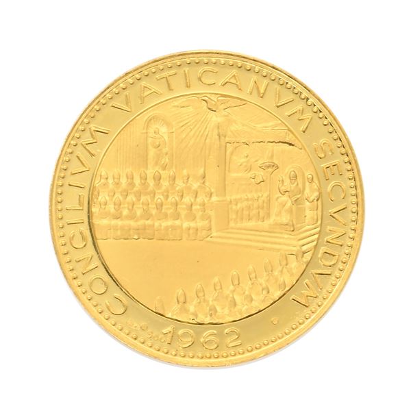 Medaglia non ufficiale del Concilio Vaticano II 1962 Giovanni XXIII