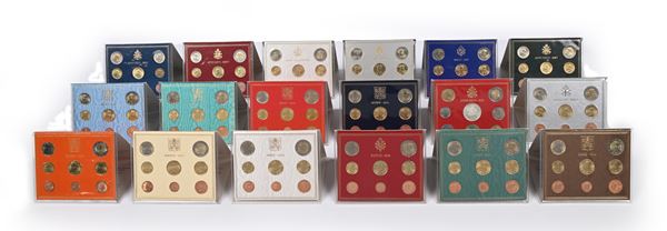 18 serie divisionali Fdc Città del Vaticano 2001-2017